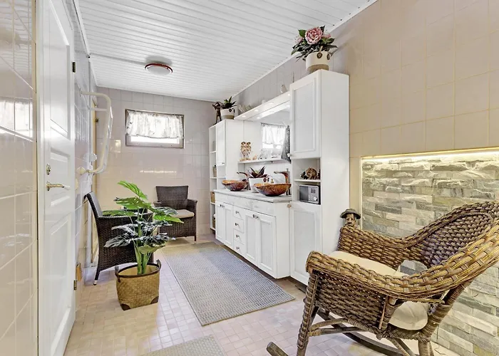 Atmospheric House On Riverbank