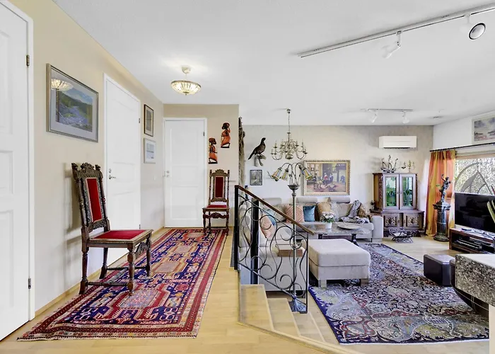 Atmospheric House On Riverbank